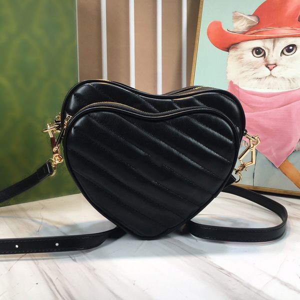 Designer Cross Body Bag Handbag Designer Handbags Womens Purse High Quality Genuine Leather Heart Bag Mini Purses Designer Woman Handbag Designer Bag Crossbody