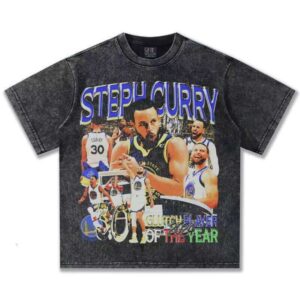 300g New Cross-Border Curry American Style Oversized T-Shirt O-Neck Heavy Washed Appearance Short Sleeve 100% Cotton