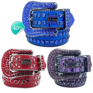 Luxury Designer Belts designer men belt Bb Skull buckle soft diamond Fashion Design Buckle lady belts leather belts decorated with colorful diamonds Retro Needleml
