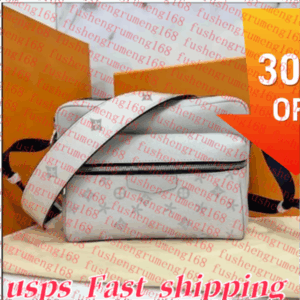 fashion trio outdoor Designer Fastline Messenger Men's Shoulder bag Luxury Brand Leather Purse Man Handbag Fashion Classic crossbody black wallet louise