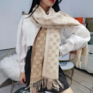 2024 Luxury Designer Stylish Women Cashmere Scarf Classic Full Letter Scarf scarves Soft Smooth Warm Wraps with Tag Autumn Winter Long Shawl Gift Must-Have 6