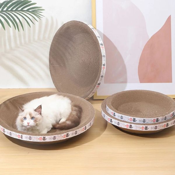Cat Scraper Sharpening Claw Cardboard Corrugated Board Scratch-resistant Scratch Wear-resistant Paper Pet Toy Furniture Sofa Cushion Bed