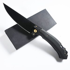 Folding Blade – Pocket Knife with Lightweight Handle – Best Durable Tool for EDC Camping Survival Work – Mens Gifts Idea for Dad Husband Boyfriend