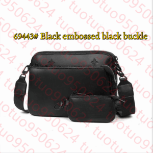 Handbags Men Leather TRIO Messenger Bags Luxury Shoulder Bag Make up Bag Designer Handbag Tote Man's bag backpack purse tote bag