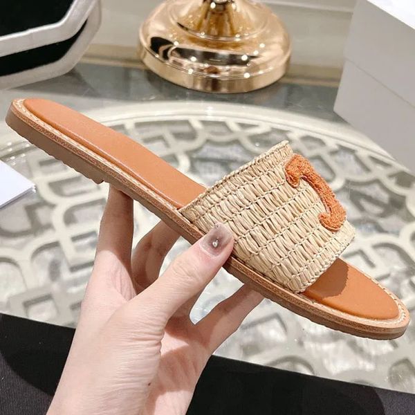 Slippers Slide sandals luxury Casual shoes Designer Mens Sliders fashion outdoor Beach sandale Womens Shoe flat loafer Summer Mule 10a