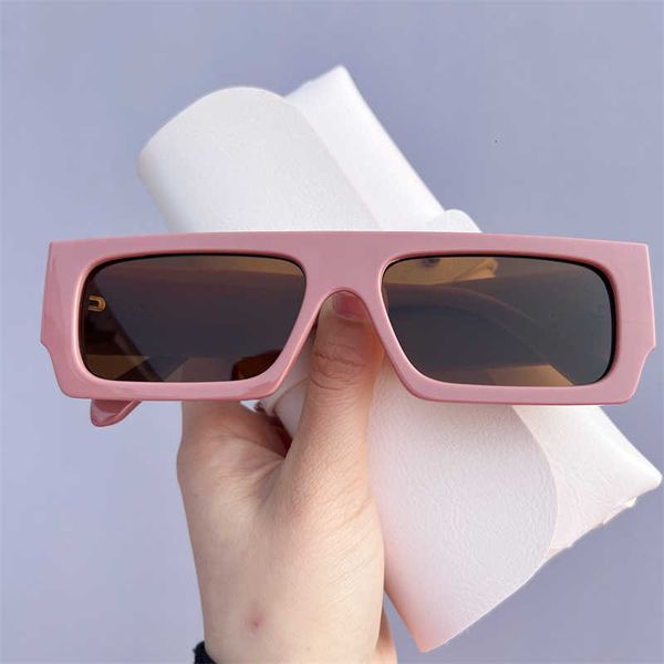 Fashion OFF W sunglasses designer Offs White ins net red same tide square small frame macarone Korean street shooting