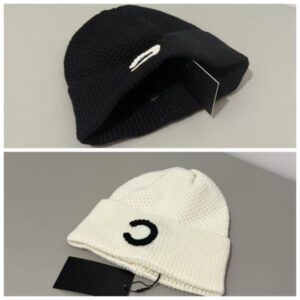 Designer Wool Beanie for Mens Women Knitted Hats Beanies Winter Thermal Skull Hat Ski Brand Bonnet Top Skull Cap Luxury Warm Caps