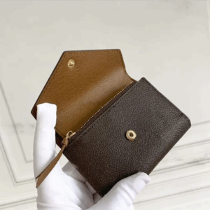 classic designer wallet hasp button women short wallets classic luxury fashion mini pouch coin purse zippy card holder bag with box re xiao