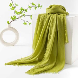 1-569 Women's Plush Fur Collar Scarf – Warm & Cozy Winter Accessory