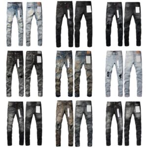 Designer Jeans Mens purples jeans Men Jean shorts Pants High-end Quality Straight Design Retro Streetwear Casual motorcycle Sweatpants Designers Joggers Pant
