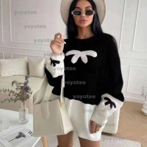 Designer Sweater Pullover Embroidered Printed Sweater Knitted Classic Knitted Autumn/Winter Warm Pullover Women's Design Pullover BFG25011612