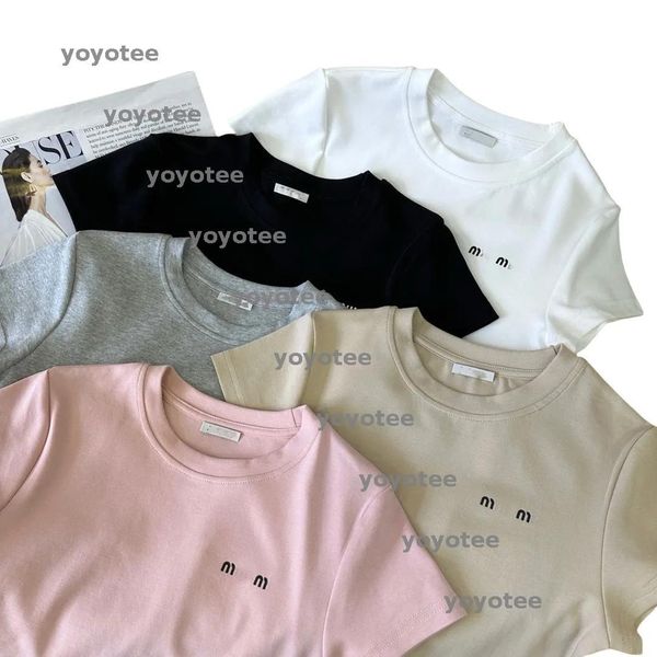 Womens T-Shirt designer clothes Letter Print Woman Shirts Clothing Women Tops Crop Top Tee Short Sleeve Fashion Summer Pullover BFG2501064
