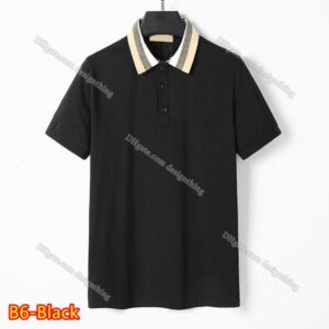 Designer T Shirt for Men Classic Plaid Cotton Tee Stylish Embroidered Top Comfortable Fit Asian Size