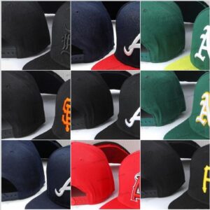 2024 Mens Baseball Caps Adjustable Hats with Gray Color Under Brim One Size Cotton Snapback Caps Unisex Dome Letter A B D Hat 90 styles