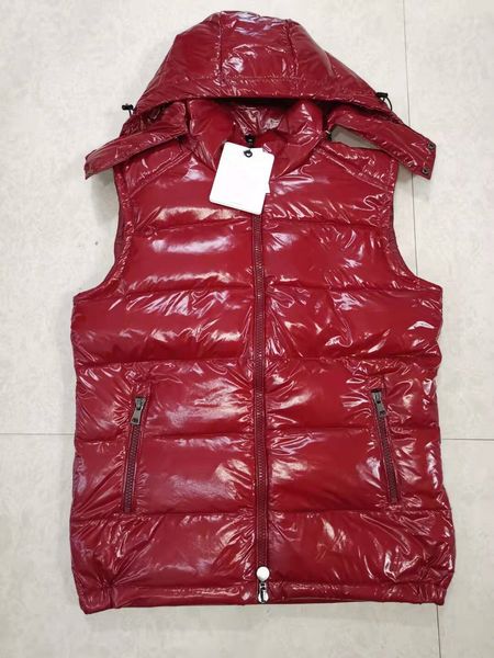 Designer Men Down Vest White Duck Padded Cold Weather Jacket Fluffy Thick Outerwear Parkas with NFC Scanning Plus Size Couple Black Jackets Upgraded version