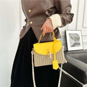 Designer Bag Shoulder Luxury Bag Bag Luxury Free Shipping New Fashion Commuting Small Square Premium Texture Woven Single Crossbody For Womens