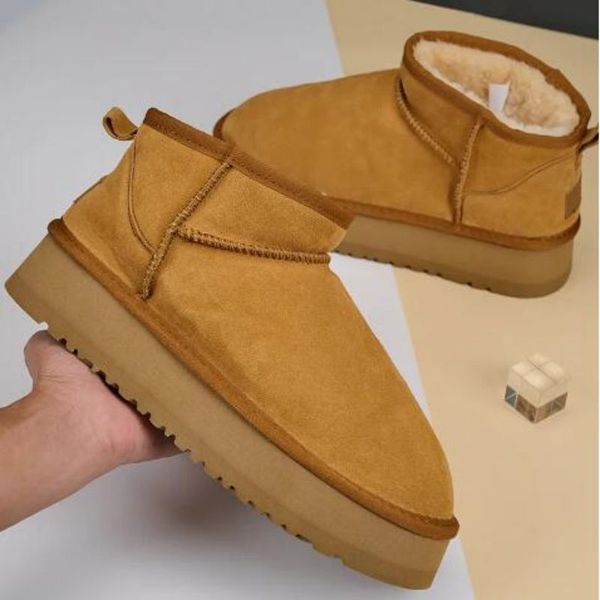 2025 New Tazz classic ultra mini boots disquette platform Tasman Scuffette Slippers Australia mustard seed funkette sliders women Men goat braid natural oilve