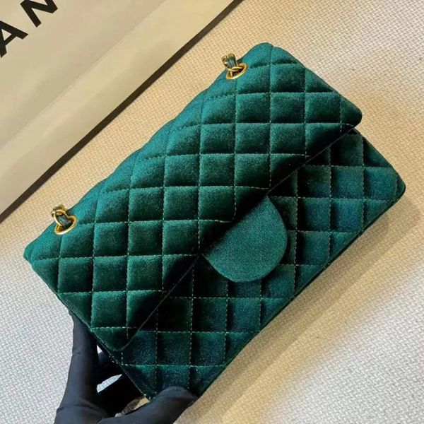Luxury designer bag chain bag classic fashion shoulder bag velvet cross body bag brand handbag