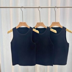 Women's T-Shirt Tank top anagram crop top tank designer top long sleeve t shirt Women Knits Tee Knitted Sport Tank Tops Woman Vest tshirt