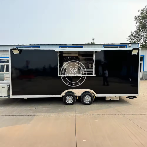 Concession Catering Food Trailer for Sale Mobile Coffee Cart Food Truck Outdoor Kitchen Fast Food Truck With Full Kitchen