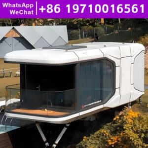 Tiny Home Prefabricated House Outdoor Free Shipping Earthquake Resistant Buildings Prefab Capsule House Leak Proof Good Quality