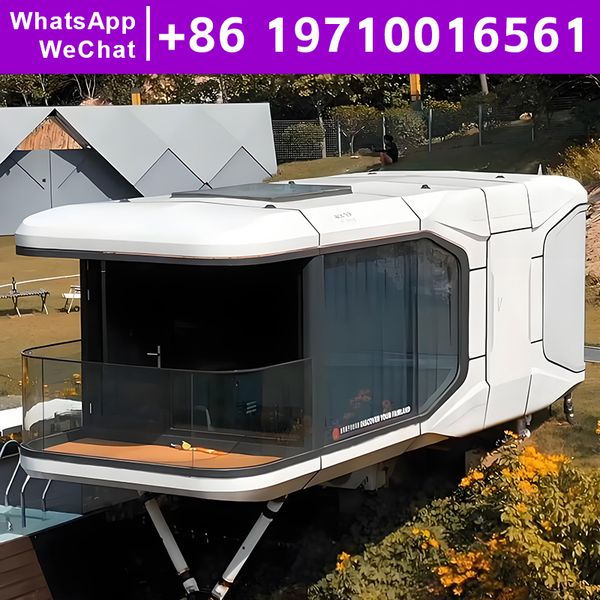 Tiny Home Prefabricated House Outdoor Free Shipping Earthquake Resistant Buildings Prefab Capsule House Leak Proof Good Quality
