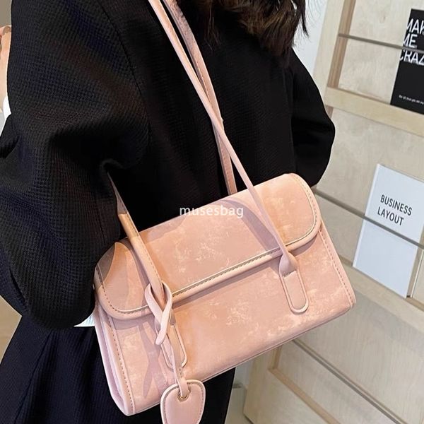 Summer Halo Dye Stick Bag, Korean Minority High end One Shoulder Bag Versatile Early Eighth Commuter Bag Underarm Bag Trendy
