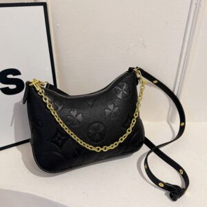 Women's new lychee emed crohorn French chain underarm high appearance level commuting women's bag 005