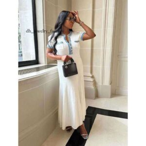 Sandro Dress For Woman Ele V Neck Skrit Denim Knitted Long Dress Women Fashion Short Summer Dress Sve Buttons Dresses 2025 Chic Office Lady Pockets Robes 8fa 1f2 194