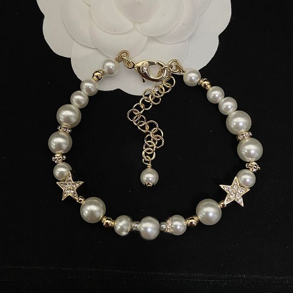 Fashion Bracelet Gold Plated Bangle Pearl Design Bracelet Necklace Jewelry Women Luxury Female Wedding Accessories