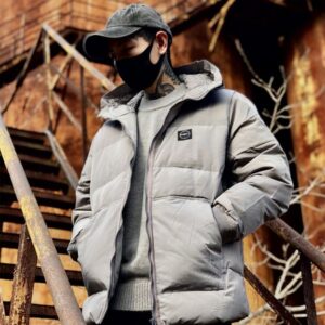 Fashion Cotton Jacket Man Parkas Coat Designer Woman Warm Jackets Cool Style Windbreaker Coats 2 Colors