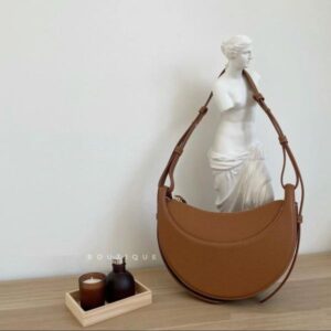 SS25 Half Moon Designer Bag Crossbody Women's Tote Textured Cowhide Mini Shoulder Bag Hobo Handbag shoulder bag