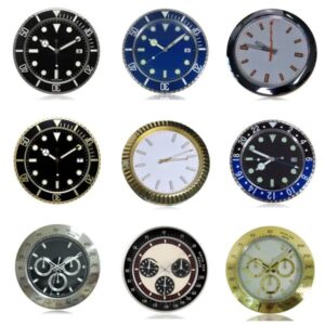 Metal Home Decoration Cloc Modern Design Quartz Large Wall Watch Stainless Steel With Date Luminous Silent Sweeping Hands