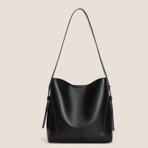 High quality street trend new bucket bag simple and luxurious tote bag autumn and winter underarm bag large capacity and versatile PU shoulder bag