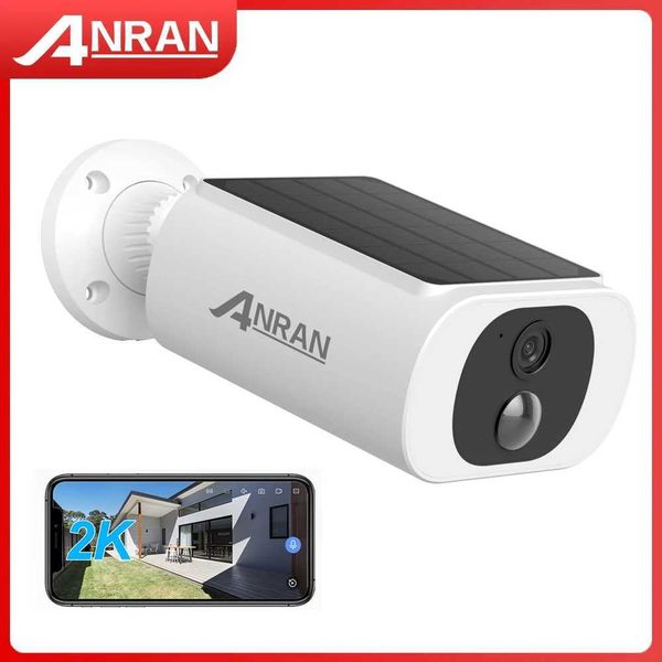 ANRAN Outdoor Solar Security with P 2.4G WIFI Camera Battery Cloud Storage Color Night Vision Cant Add NVR Z250222