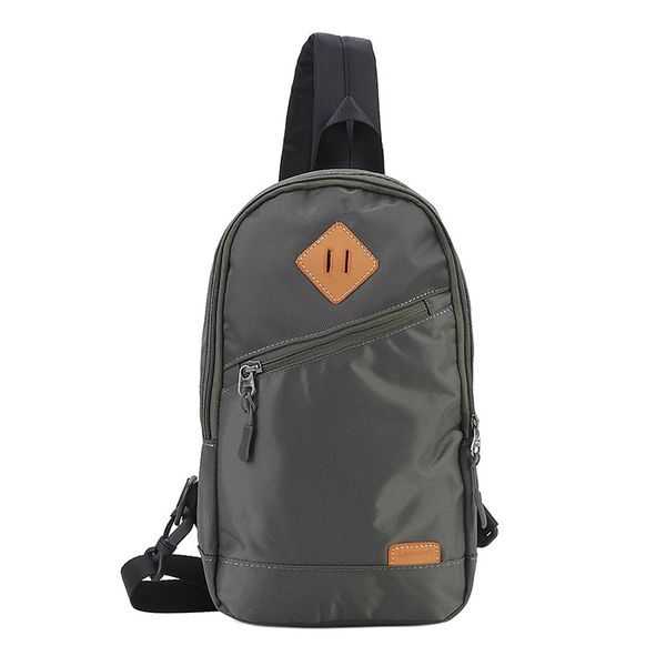 Outdoor men's shoulder bag chest bag Wide shoulder strap crossbody bag Men's waterproof convenient storage bag leisure sports backpack