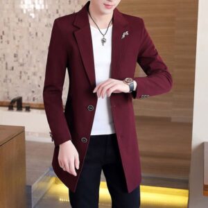 H433 Youth business casual single suit simple men's business
