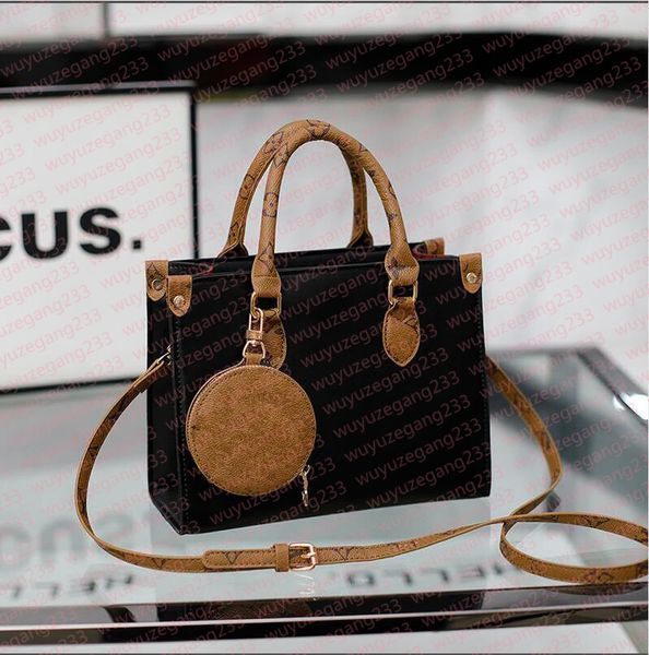 10A Designer 2pcs Women Shoulder Eming Black Flower Leather Bags Handbag The Crossbody Female Backpack shipping bag Tote Bag Purse Wallet