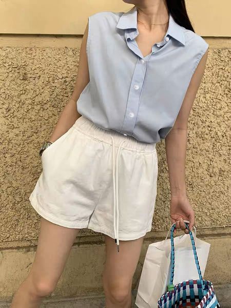 Casual Designer Blouse for Women Long Sleeve Solid Color Shirts with Small Horse Embroidery Loose Fit Tops Unisex Asian Size Couple Fashion