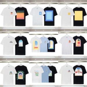 Designer T Shirt Luxury Mens Shirt Summer Round Neck Short Sleeves Outdoor Breathable Cotton T-Shirt Tshirts Top Graphic Tee Casual Streetwear Clothing