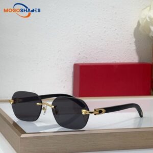 unisex rectangle cheetah polarized designer sunglasses for women luxury brand gafas de sol adumbral goggle buff horn glasses Multi color lens with box 0611S