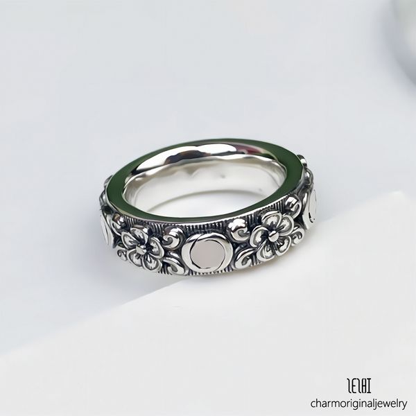 gg ring anillos rings designer ring screw men rings for woman luxury classic lover for love wedding ring diamond ring gold silver never fade not allergic 4mm 5mm 6mm