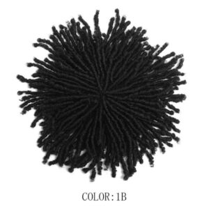 Hair Wigs Synthetic Wigs Mens Hip Hop Dreadlocks Hairpiece Periwig Toupee American Small Roll Fashion Personality Street Boys Hair Sleeve