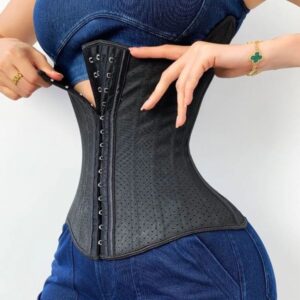 25 Steel Bones Angels Wing Latex Waist Trainer Women Corset For Abdominal Body Shaper Contraction After Fiess Exercise 240327
