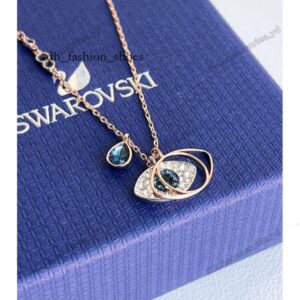Swan Necklace Swarov Necklace Womens Swaroskys Beating Heart Diamond Pendant Necklace 14K Gold Swan Designer Necklace Style Necklace Emotional Gift Jewelry c27 10