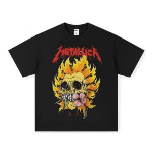 Heavy 100% Cotton Short Sleeve T-Shirt New Cross-Style Washed Vintage Men and Women Casual Loose Long Print