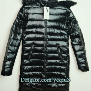 Women jacket NFC Version Women Designer Down Jacket White Insulated Parka with Fluffy Wolf Fur Collar winter coat Streetwear Women puffer jacket Complete label