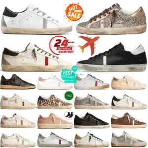 Designer Shoes Loafers Sneakers Old Shoe Super-star S Shoes Leather Italy Dirty Brand Women Men Black White Ball Casual Star Trainers goldenstar casual shoes 35-45