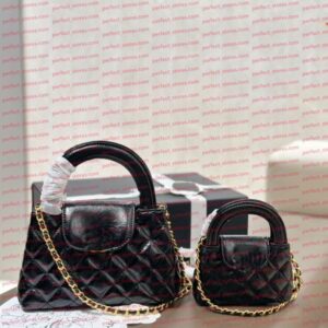 Luxury Designer Bag Women's High-Quality Leather Shoulder Bag Fashionable Diamond Patterned Handbag In Two Sizes