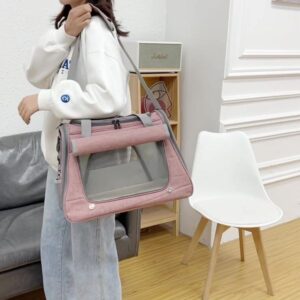 Beni Pet Breathable Cat Backpack – Portable Pet Carrier with Hand-Held Space & Crossbody Design